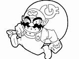 Wario Craftwhack Lineart Coloringonly sketch template