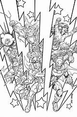 Justice Superhero Dcu Newsarama Variantes Colorir Capas Desvela Alternativas Bleedingcool Mostro Appstore sketch template