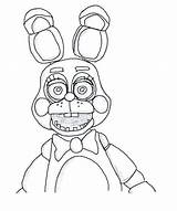 Fnaf Bonnie Coloring Freddy Toy Pages Chica Springtrap Nights Five Para Fazbear Colorear Mangle Dibujos Bunny Drawing Krueger Freddys Spring sketch template