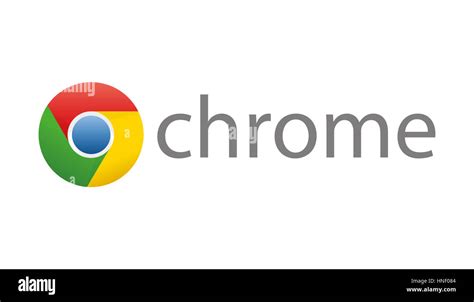 google chrome logo internet browser corporate identity logo cutout stock photo alamy