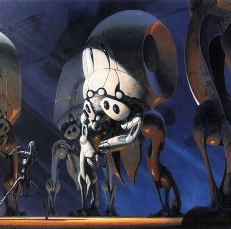 illustration  doug chiang  robota  alien concept art sci fi concept art space