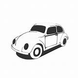 Vw Beetle Line Px Colouring Coloring Sheet Classic Svg Icon Clip 1024 Original Size sketch template