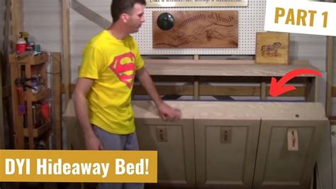 diy horizontal murphy bed plans  woodworking