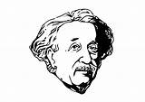 Einstein Colorear Disegno Malvorlage Kleurplaat Einsten Retrato Retratos Grandes Zum Educolor Scarica sketch template