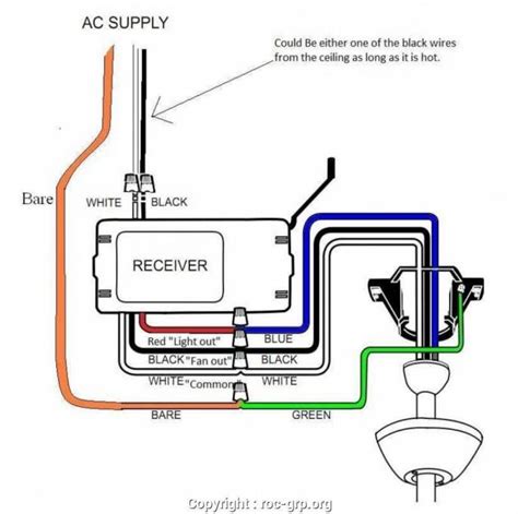 hunter fan remote wiring diagram