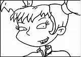 Grown Coloring Kimi Rugrats sketch template