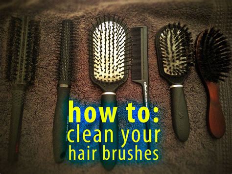 tip   clean  hairbrushes hair brush  hair cleaning