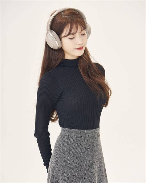 beautifuliu “ iu lee ji eun sony audio ig update ” in 2019 fashion girl with headphones