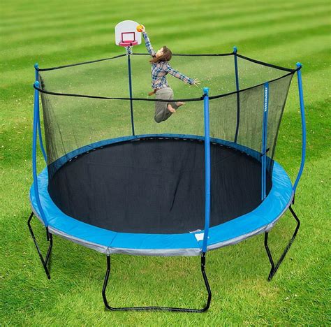 trampoline  basketball goal safety