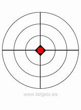 Bullseye Targets Target Shooting Gif Paper Print Pdf Pistol Red Printable Rifle Ws Range  Own Archery Rings Lines Guns sketch template