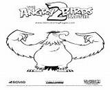 Coloring Printable Rovio Sony Eagle Pages Angry Mighty Book sketch template