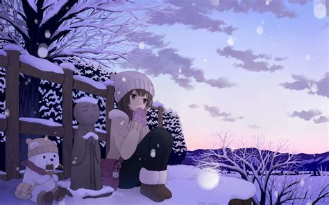 12 Anime Winter Wallpaper Aesthetic Sachi Wallpaper