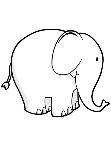 elephant  printable coloring pages baby elephant pinterest