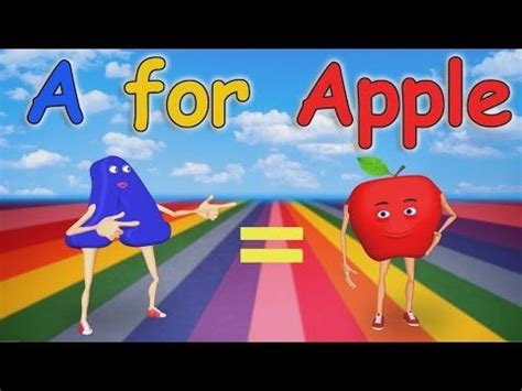 apple nursery rhymes alphabet song abc song  children