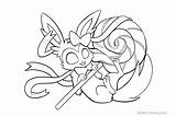 Sylveon Coloring Pages Pokemon Eevee Tsaoshin Lines Evolutions Cute Printable Deviantart Kids Espeon Clipart Color Sketch Print Easy Drawing Lineart sketch template