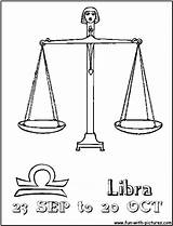 Libra Coloring Pages Scale Fun Template 1050px 41kb sketch template