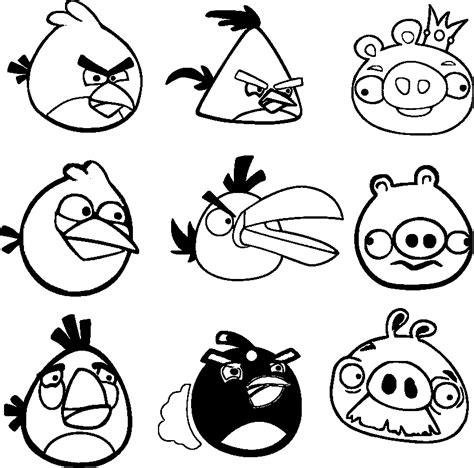 angry bird coloring pages angry birds coloring home