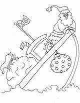Coloring Pages Tugboat Santa Christmas Boat Getcolorings Cartoon Adults Etsy Color sketch template