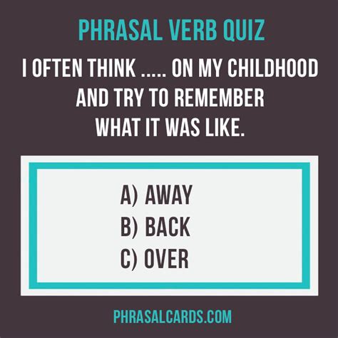 phrasal cards    quiz     answer