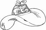 Coloring Pages Fashion Hats Women Colouring Kids Hat2 Woman Ecoloring sketch template