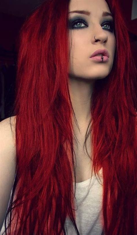ese color es hermoso cabello cabello scene cabello rojo cereza y pelo rojo