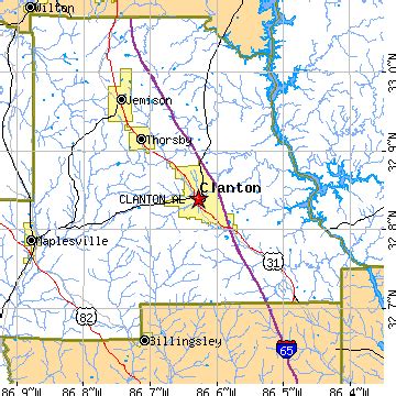 clanton alabama al population data races housing economy