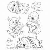 Niffler Ausmalbilder Tierwesen Phantastische Beasts Newt Erumpent Kreaturen sketch template