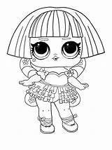 Lol Winter Disco Coloring Pages Surprise Dolls Omg Doll sketch template