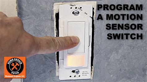 program  maestro motion sensor light switch  home repair tutor youtube
