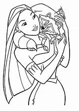Pocahontas Coloring Pages Fun Kids sketch template