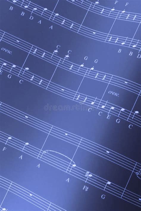 musical score stock image image  ancient notation