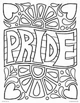 Pride Coloring Pages Printable Flag Color Heart Colouring Sheets Month Adults Adult Kids Print Quotes Lmj Getcolorings Happy Choose Board sketch template