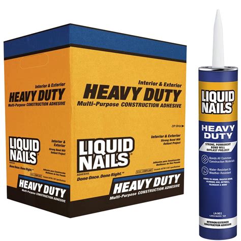 liquid nails heavy duty  oz tan  voc construction adhesive