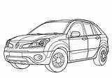 Coloring Pages Renault sketch template