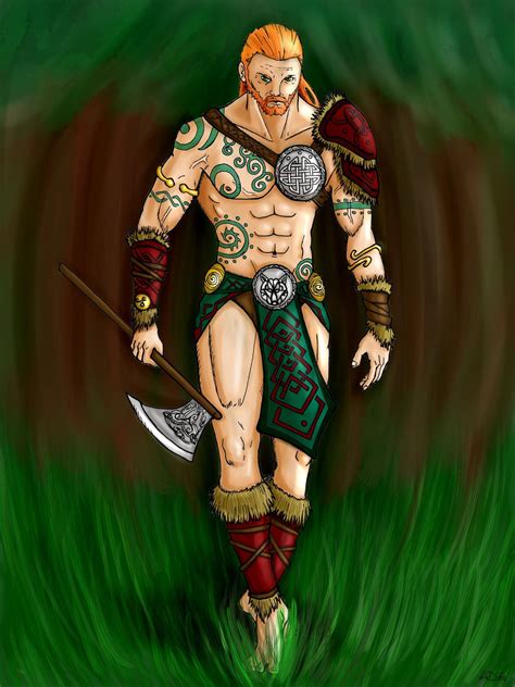 irish warrior art