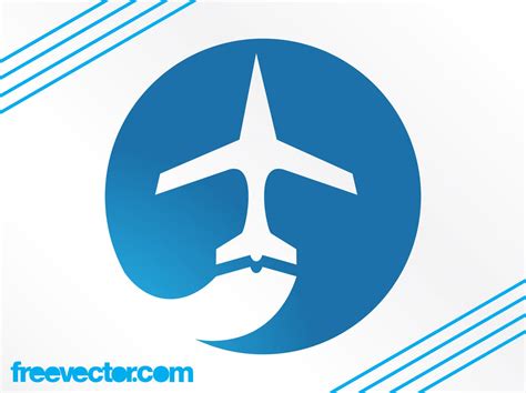 airplane logo graphics vector art graphics freevectorcom