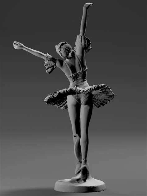 Female Ballet Dancer 3d Model 3d Printable Cgtrader