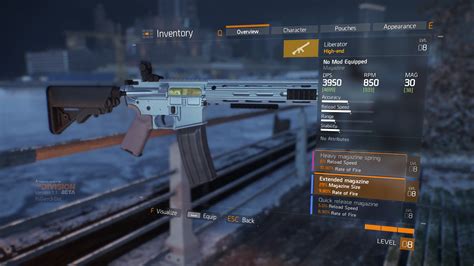 extended magazine weapon modifier item  division field guide