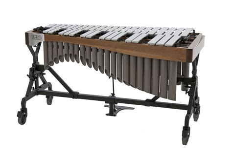 adams  octave alpha series vibraphone silver bars walnut rails desert resonators