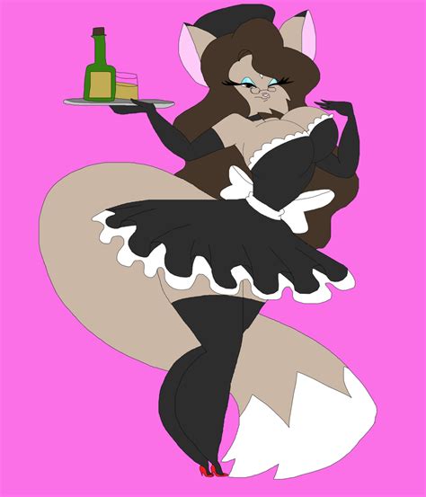 Me As The Sexy Maid Waitress By Cottoncattailtoony On Deviantart