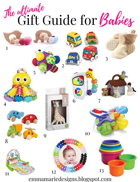 ultimate gift guide  babies emma marie designs