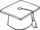 Graduation Cap Drawing Coloring Pages Getdrawings sketch template