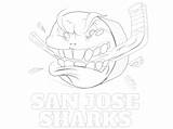 Coloring Jose Sharks San Pages sketch template