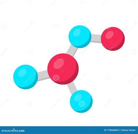 molecule structure model flat vector illustration stock vector illustration  idea element