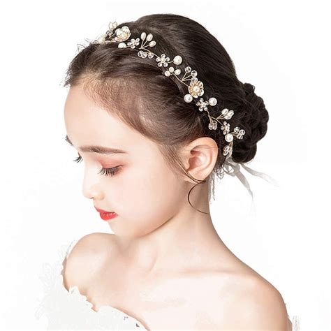 buy princess headpiece white flower
