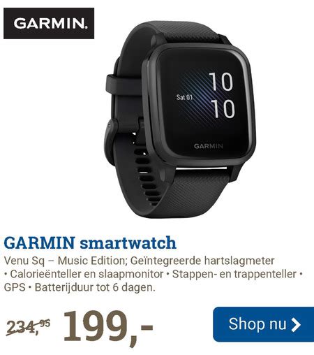 garmin smartwatch folder aanbieding bij bcc details