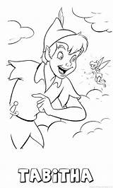 Tabitha Peterpan Kleurplaten sketch template