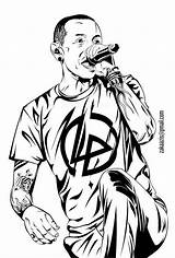Linkin Park Coloring Pages Book sketch template
