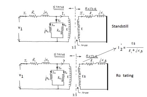 equivalent circuit    phase induction motor electrical engineering stack exchange