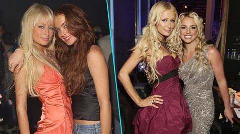 paris hilton says lindsay lohan crashed that epic 2006 girls night with britney spears access